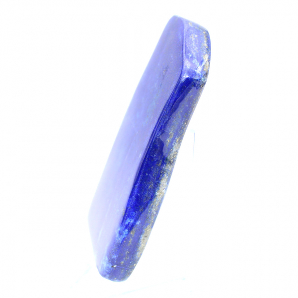 Bloc poli lapis-lazuli bleu Afghanistan