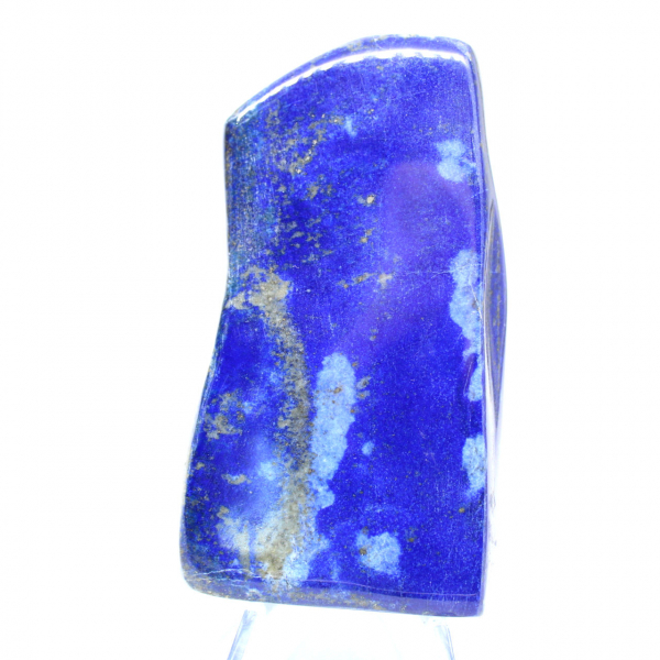 Bloc poli lapis-lazuli bleu Afghanistan