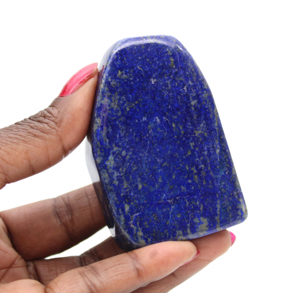 Pierre polie décorative lapis-lazuli Afghanistan