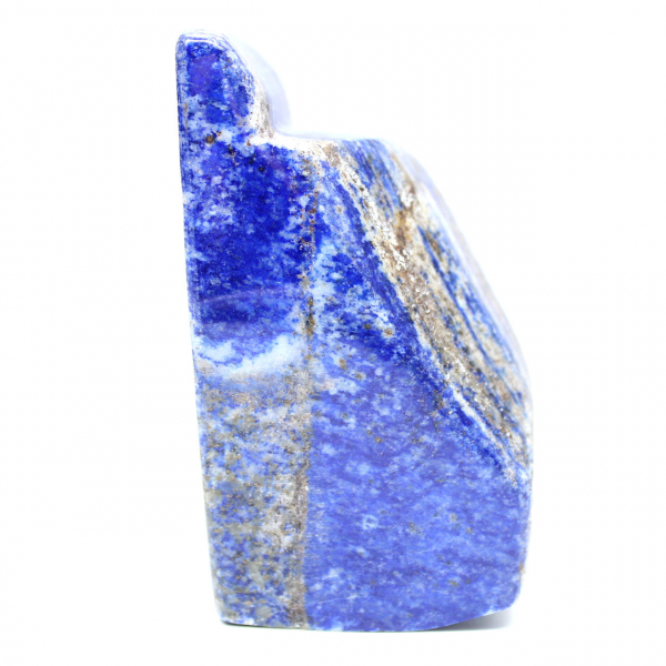 Bloc lapis-lazuli poli décoratif