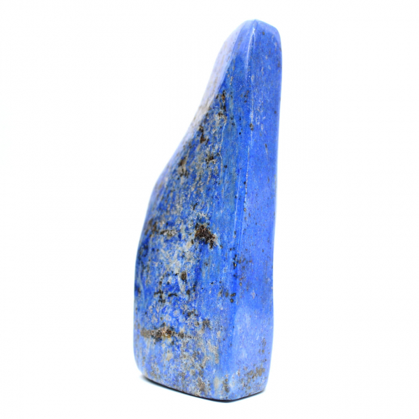 Forme libre Lapis-lazuli Bleu Royal Inclusions Pyrite Calcite