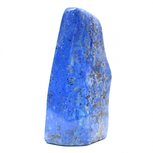 Forme libre Lapis-lazuli Bleu Royal Inclusions Pyrite Calcite