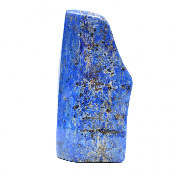 Forme libre Lapis-lazuli Bleu Royal Inclusions Pyrite Calcite