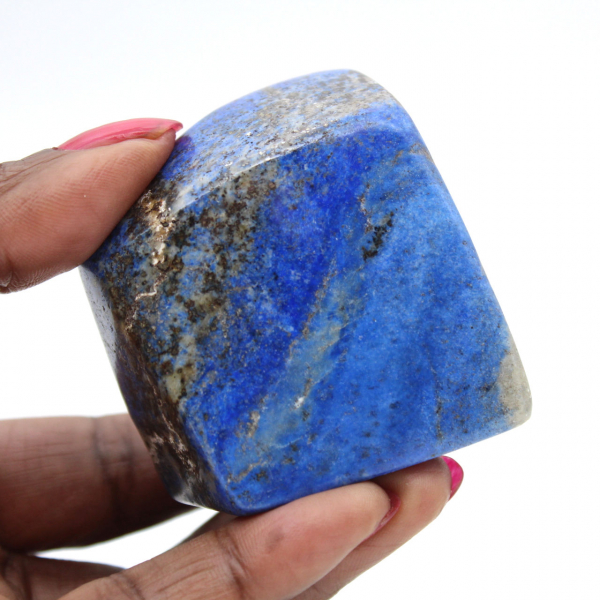 Pierre Polie Lapis-lazuli à Inclusions Naturelles