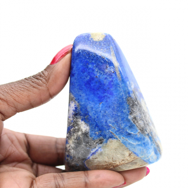 Lapis-Lazuli, Ornement Polie Inclusions Pyrite