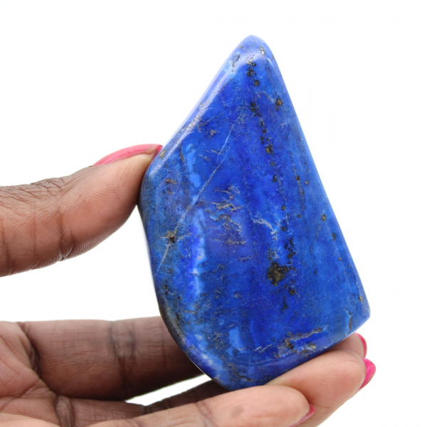 Lapis-Lazuli Poli Long, Pierre d'Authenticité