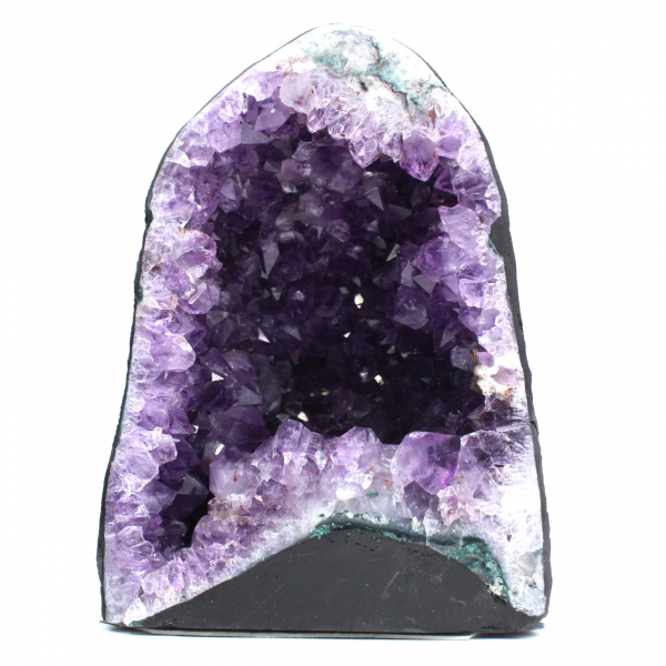 Géode d’améthyste brésilienne pour décoration élégante et originale 