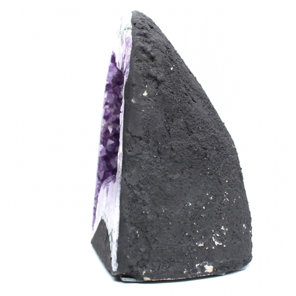 Géode d’améthyste brésilienne pour décoration élégante et originale 