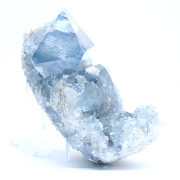 Pièce minérale célestite bleue Madagascar