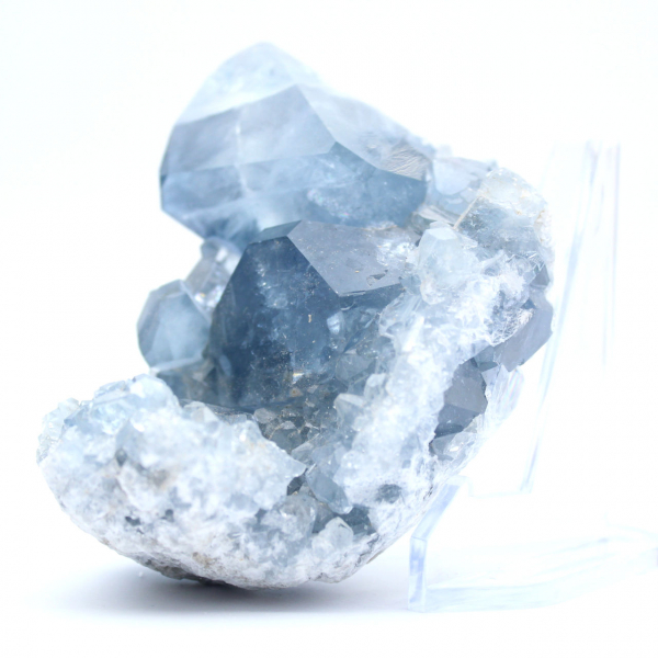 Pièce minérale célestite bleue Madagascar