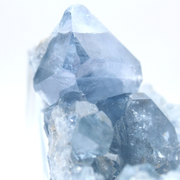 Pièce minérale célestite bleue Madagascar