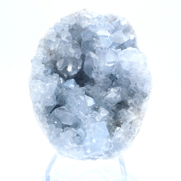 Formation cristalline célestite bleue Madagascar