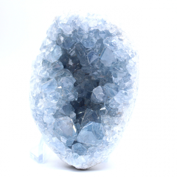 Bloc naturel de célestite bleue Madagascar