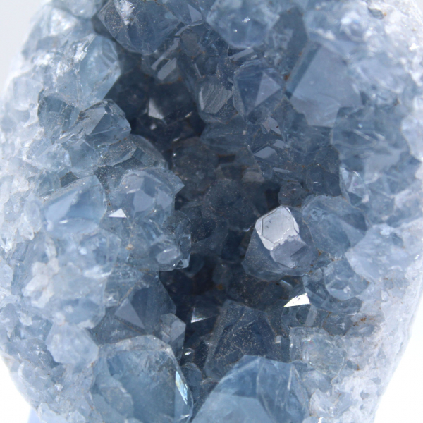 Bloc naturel de célestite bleue Madagascar