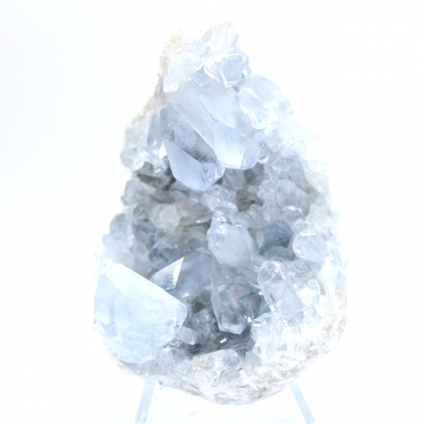 Spécimen décoratif célestite bleue Madagascar