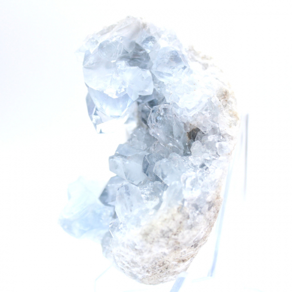 Spécimen décoratif célestite bleue Madagascar