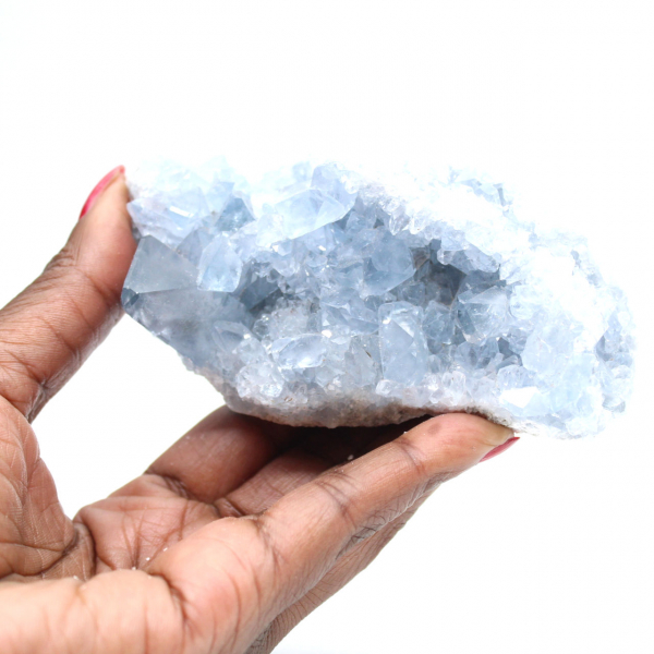 Spécimen naturel célestite bleue Madagascar