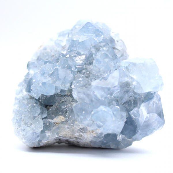 Pièce de collection célestite bleue Madagascar