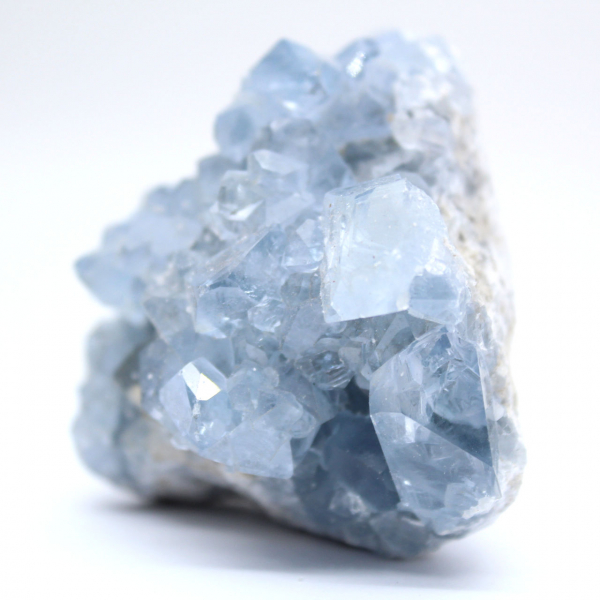 Pièce de collection célestite bleue Madagascar