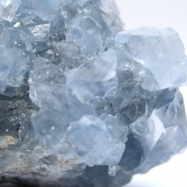 Pièce de collection célestite bleue Madagascar