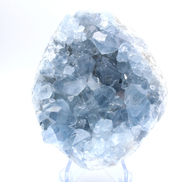 Célestite bleue de Madagascar géode naturelle