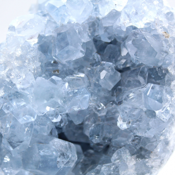 Géode de célestite bleue Madagascar pièce unique