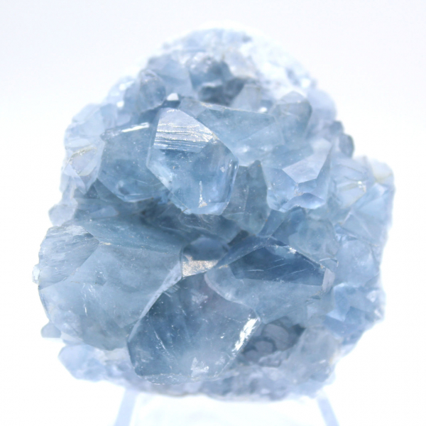 Bloc cristallin célestite bleue de Madagascar