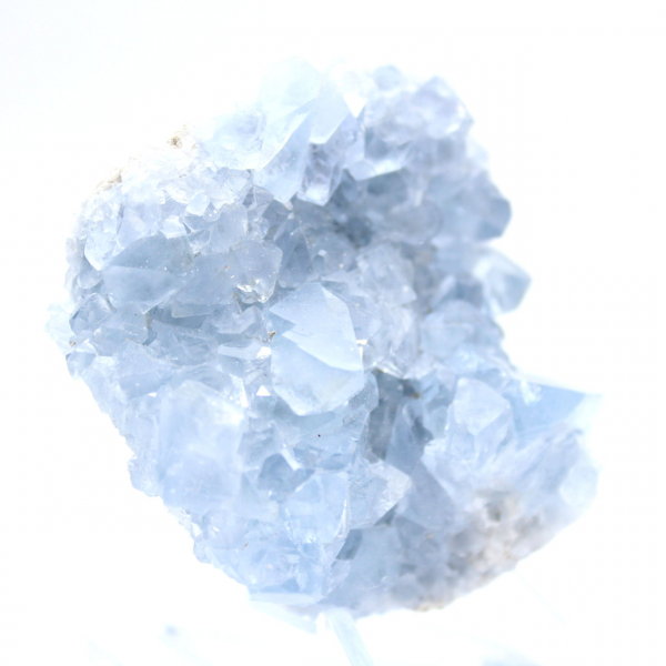 Géode de célestite bleue Madagascar minéral naturel