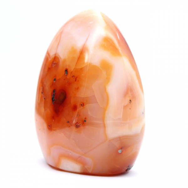 Cornaline Polie Ornement Décoratif - Pierre Naturelle de Madagascar (450g)