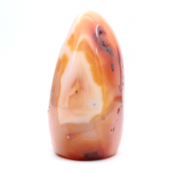 Cornaline Polie Ornement Décoratif - Pierre Naturelle de Madagascar (450g)