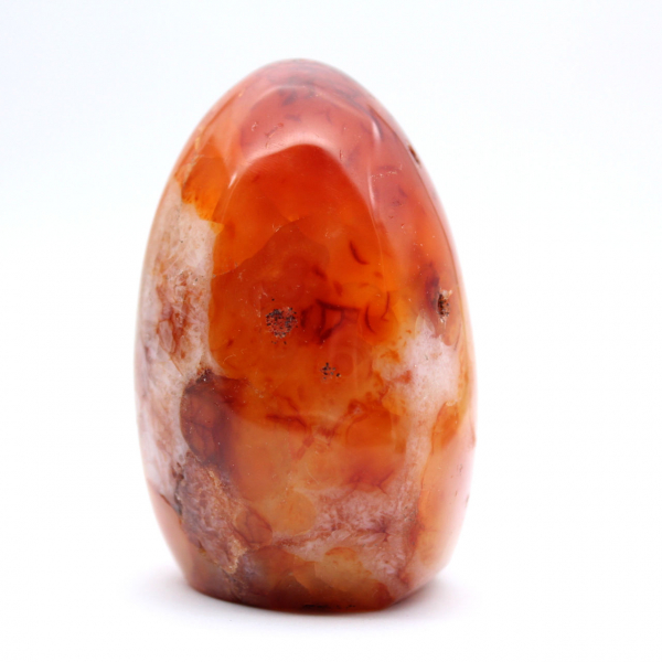 Cornaline Polie Miniature - Ornement Pierre Naturelle de Collection (Madagascar)
