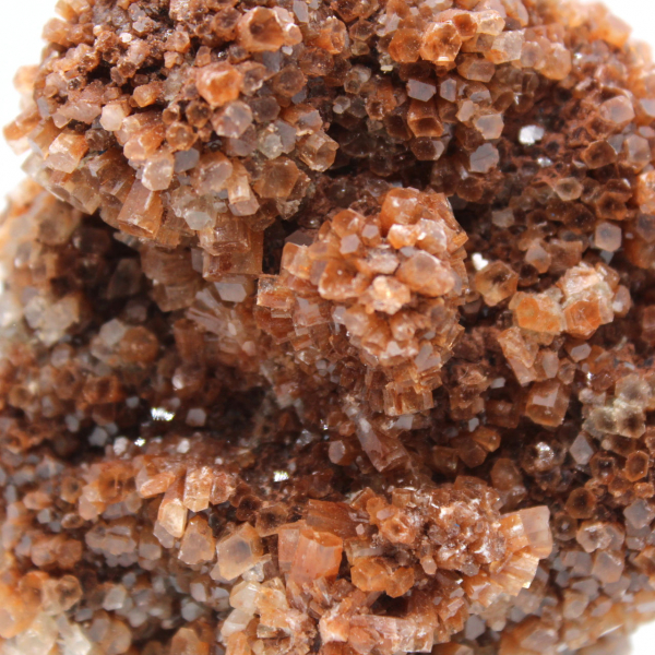 Aragonite marocaine en cristaux bruns