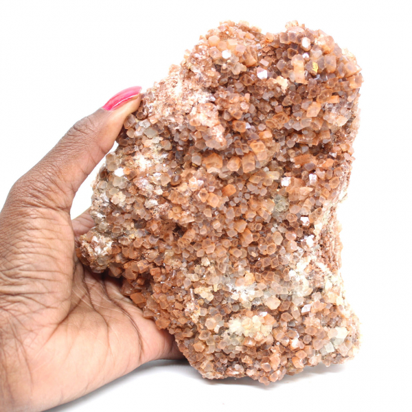 Cristallisation d'Aragonite marocaine brute