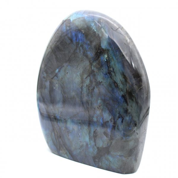 Labradorite polie, pierre naturelle de collection, grand format, Madagascar