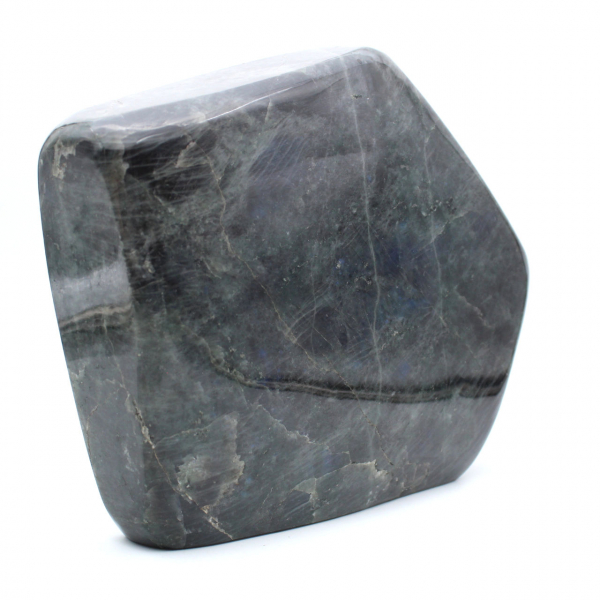 Labradorite polie, ornement minéral XXL, pièce de collection, Madagascar