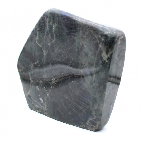Labradorite polie, ornement minéral XXL, pièce de collection, Madagascar