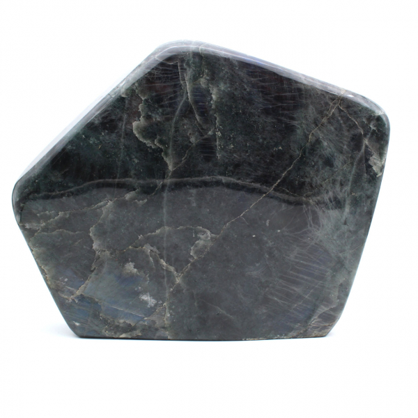 Labradorite polie, ornement minéral XXL, pièce de collection, Madagascar
