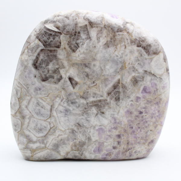 Améthyste polie, pierre naturelle décorative, grand spécimen, Madagascar
