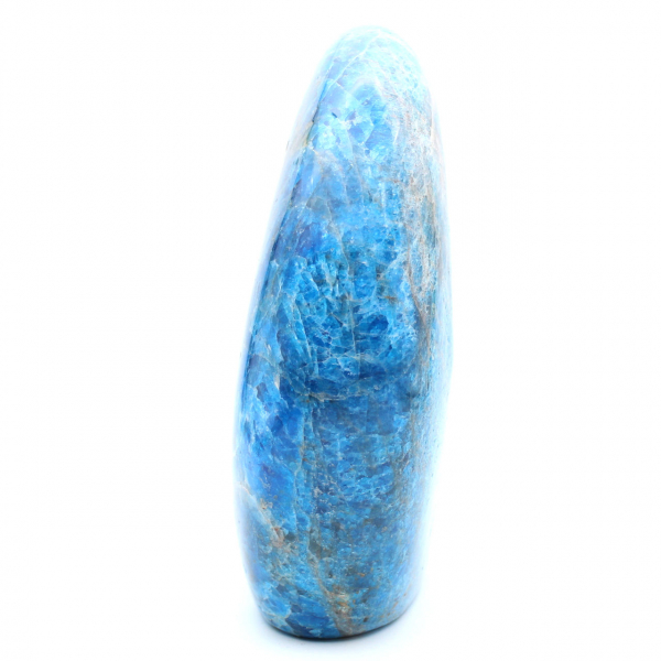 Apatite polie géante, pierre d'ornement de prestige, Madagascar