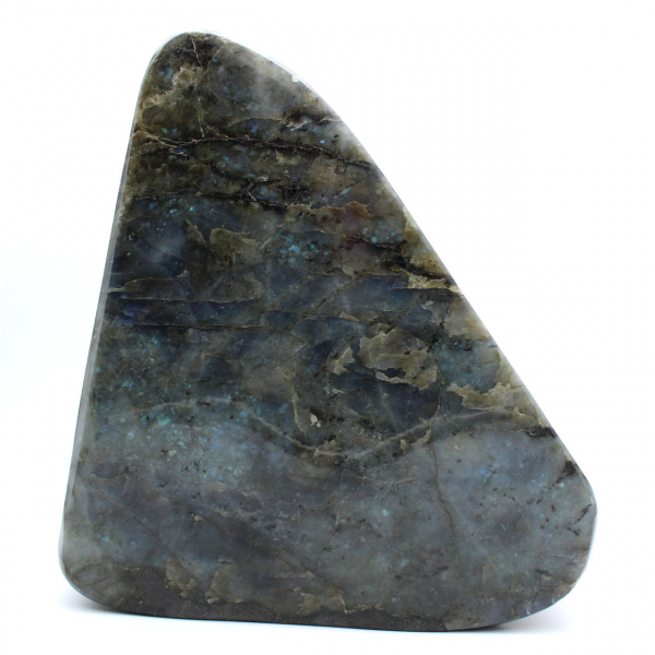 Spécimen Labradorite polie géante, pierre décorative unique, Madagascar