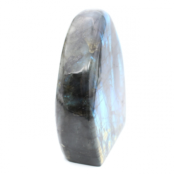 Labradorite polie, grand ornement minéral, pièce de collection, Madagascar