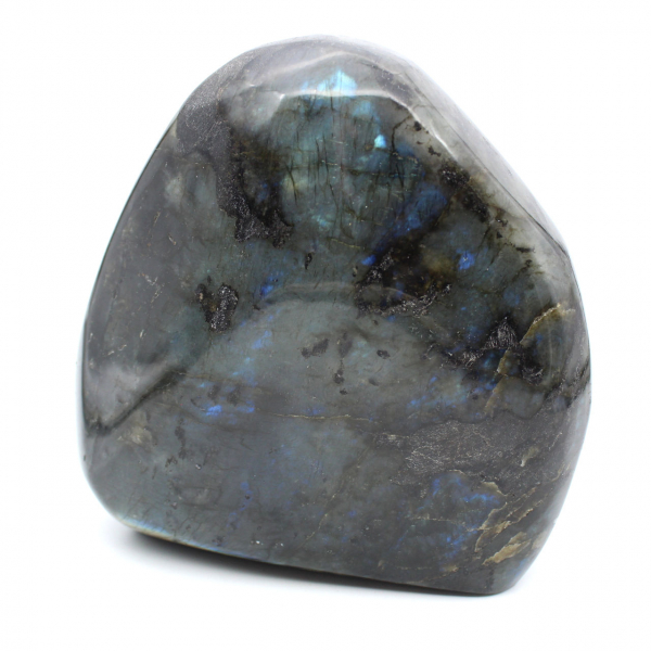 Labradorite polie, grand ornement minéral, pièce de collection, Madagascar
