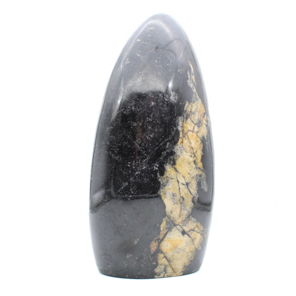 Tourmaline polie, ornement minéral de collection, pièce unique, Madagascar