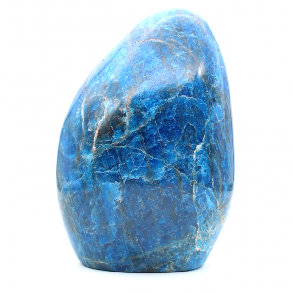 Apatite polie, grande pierre naturelle pour décoration, Madagascar