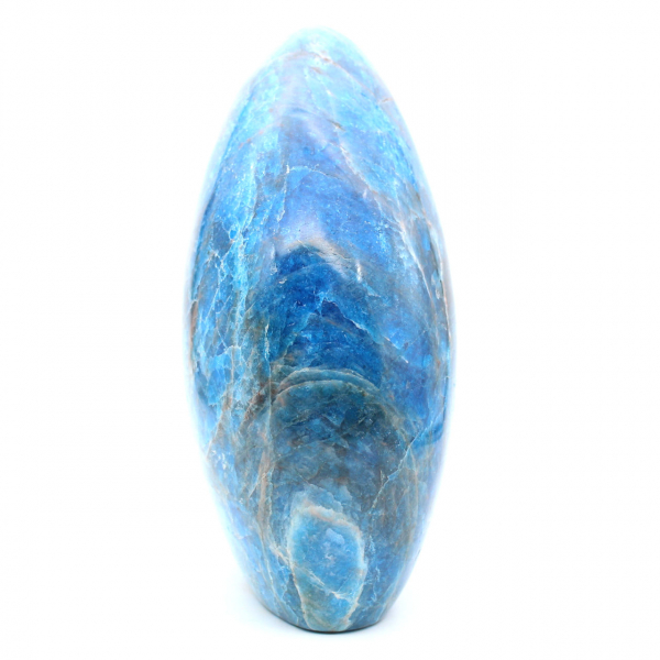 Apatite polie, grande pierre naturelle pour décoration, Madagascar