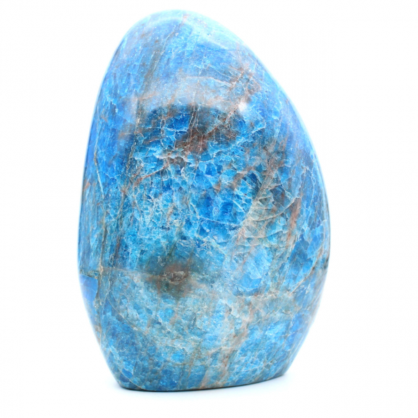 Apatite polie, grande pierre naturelle pour décoration, Madagascar