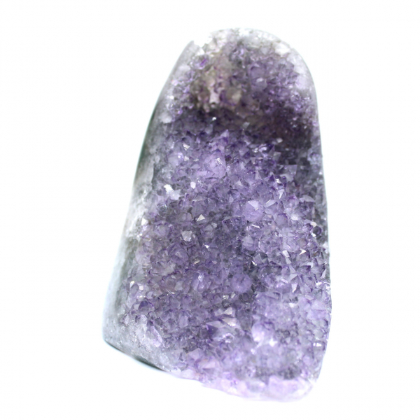 Géode Améthyste Brésilienne : Cristaux Violets Profonds