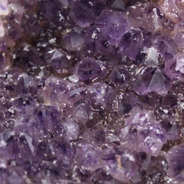 Géode améthyste, cristal violet