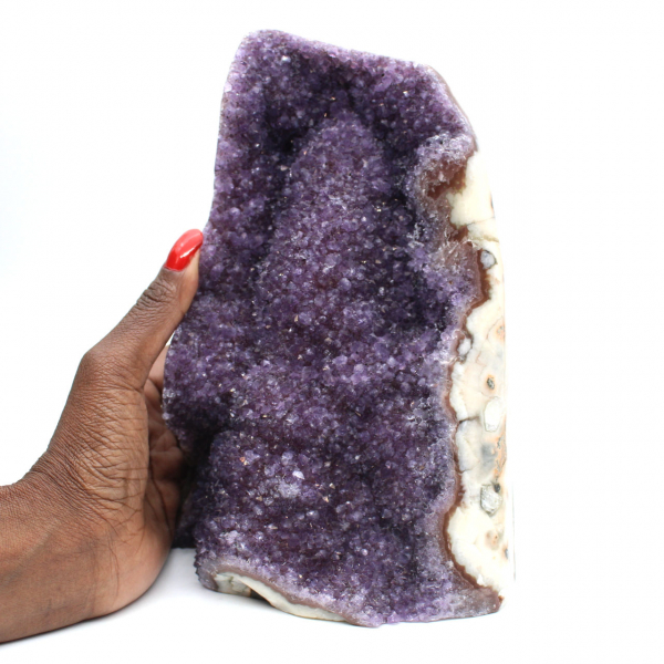 Géode améthyste, cristal brut