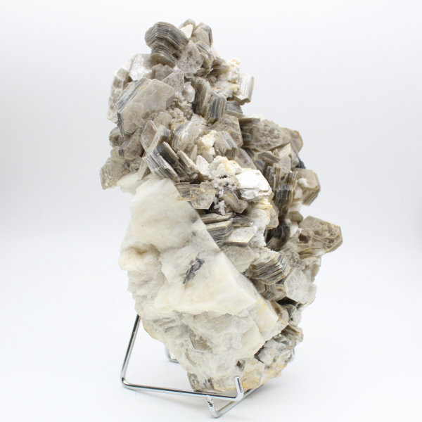 Mica et tourmaline noire sur quartz afghan